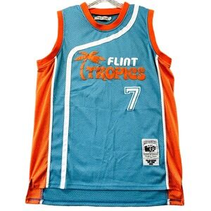 Mens XL Headgear Classics #7 Coffee Black‎ Flint Tropics Jersey Semi-Pro
